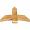 Ekena Millwork Bellingham Rough Sawn Timber Gable Bracket, Western Red Cedar, 36"W x 24"H x 4"D x 6"F, 16/12 Pitch GBW036X24X0406BEL00RWR - alternate 5